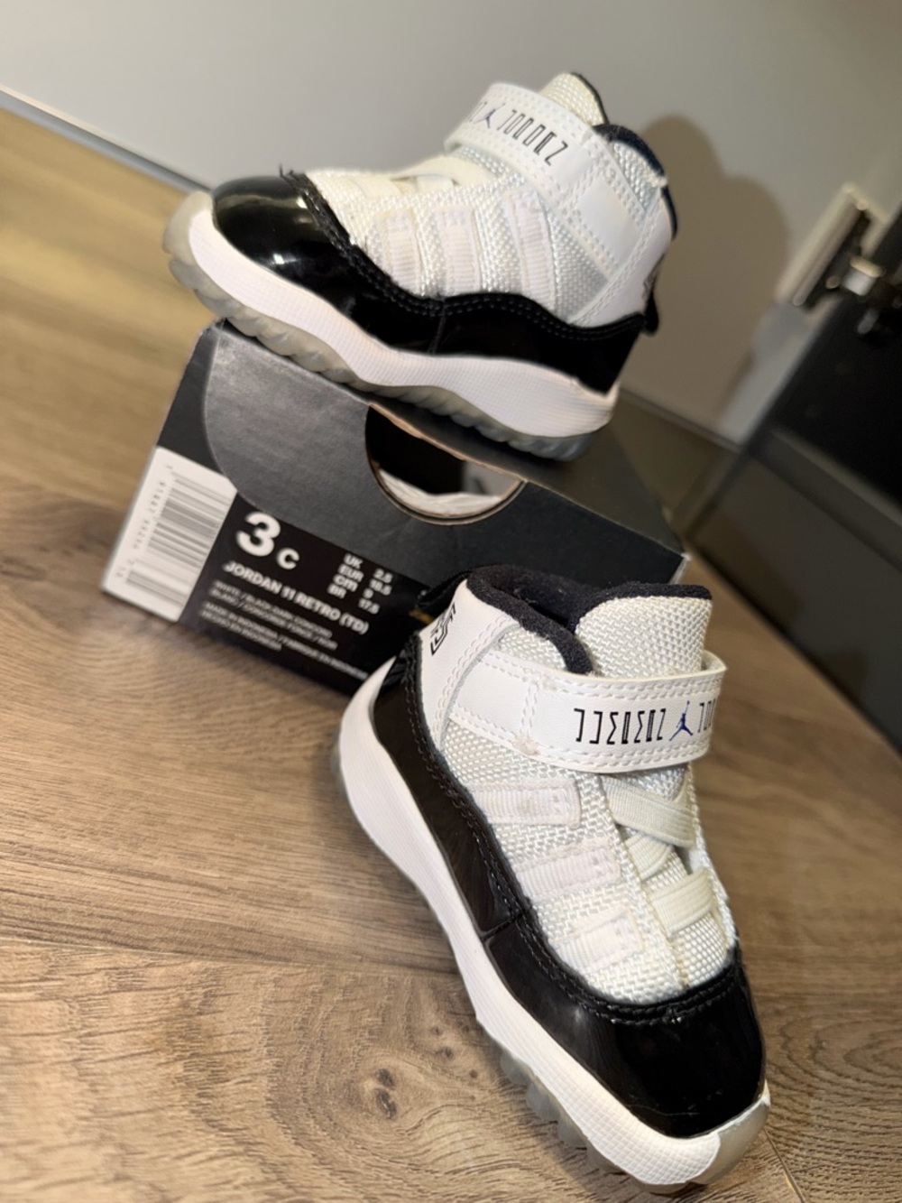 Jordan retro 11 “concord” infant size 3